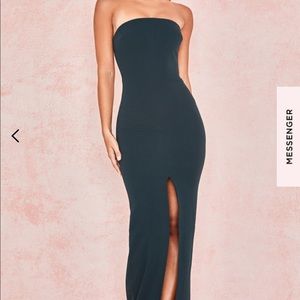 House of CB Holly Evergreen Maxi-dress